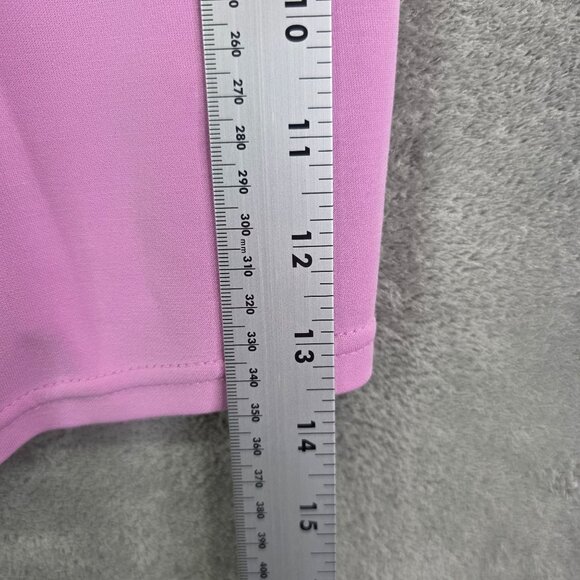 Womens Member's Mark Pink Lounge Sweat Shorts Drawstring Polyester Stretch L - Picture 8 of 9